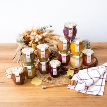 Ochucené medy - Hmotnost - 380 g