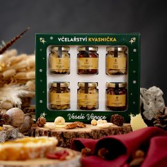 dárková sada - ořechy v akátovém medu