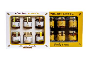 Dárkové balíčky - varianta - Maliny v medu a borůvky v medu